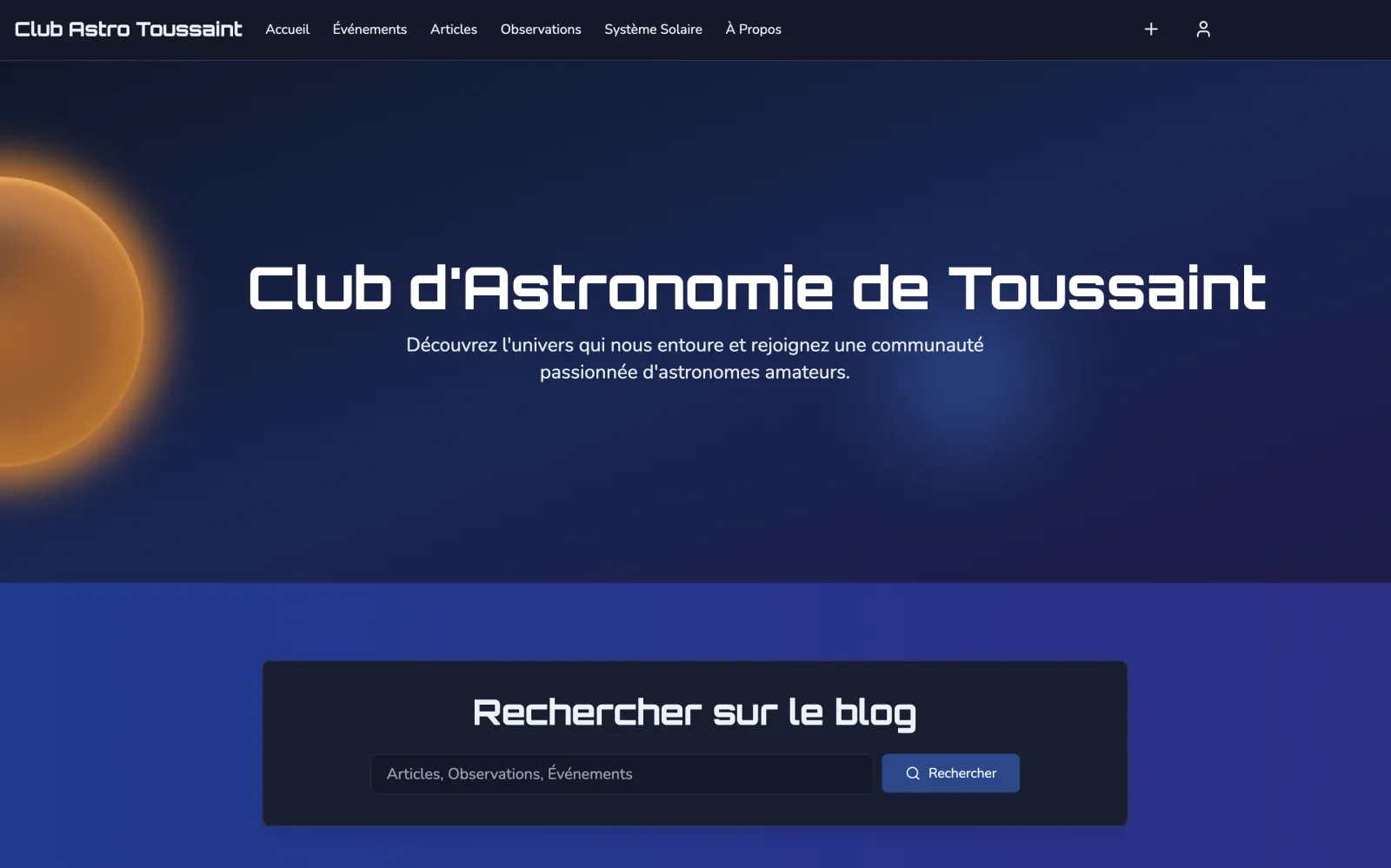 Club Astro Toussaint - Blog d'un club d'astronomie amateur