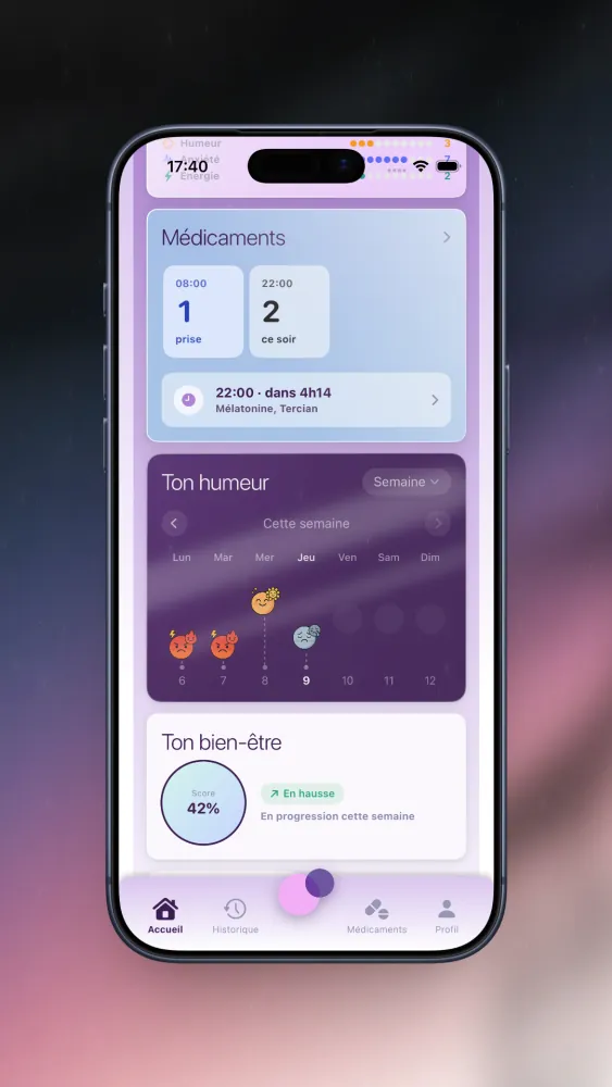 Allyia - Application de gestion de santé mentale — visuel 4 sur 4