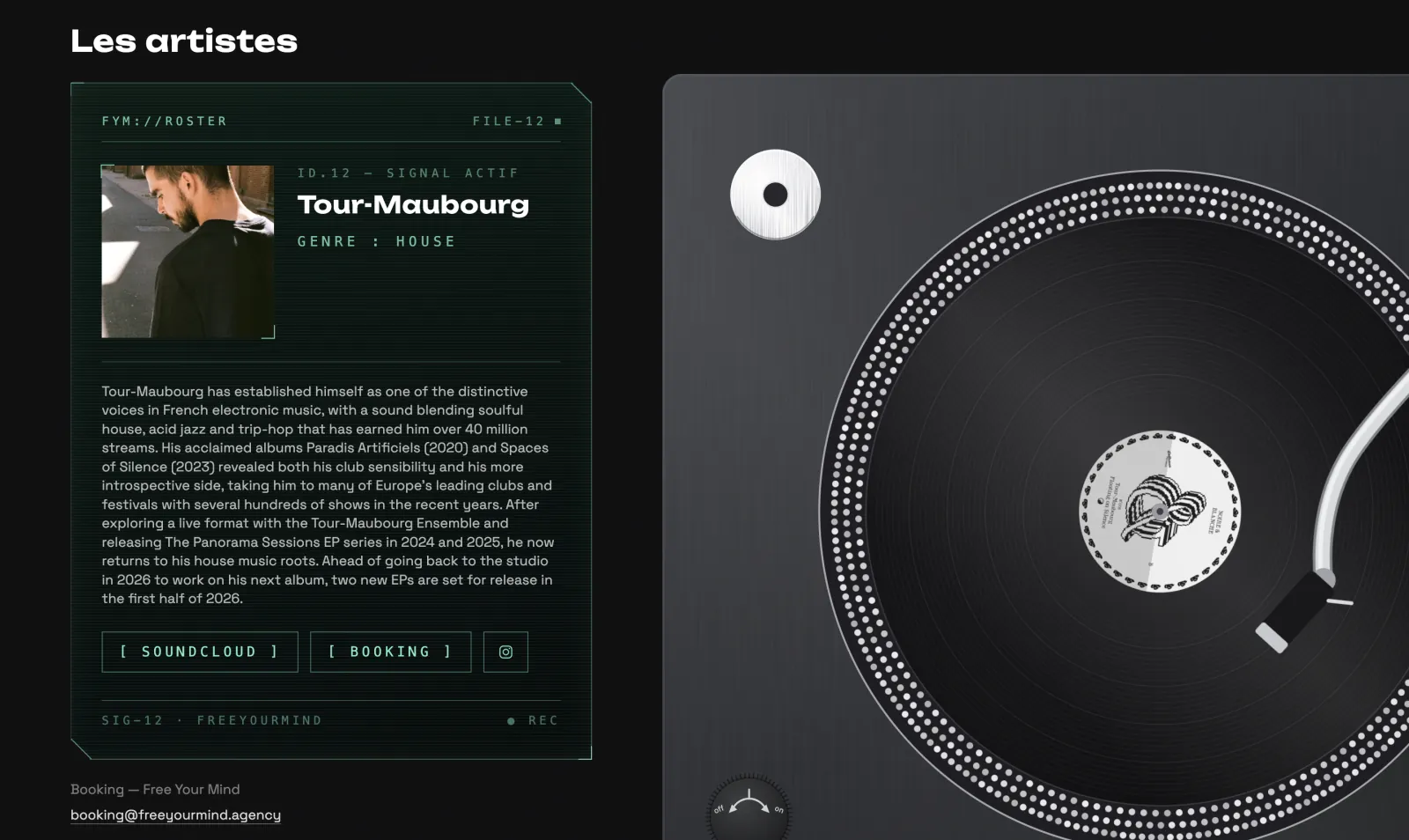 Free Your Mind - Agence de booking DJ — visuel 2 sur 3